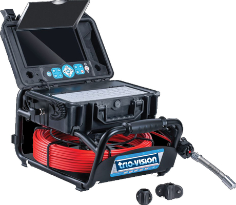 Wear Proof SS Structure Sewer Inspection Camera , Pipe Inspection System With High Light LED Lamps