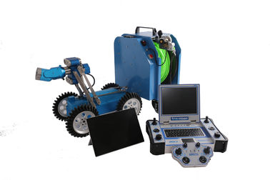 Easy Operated CCTV Pipe Inspection Equipment Robot Laptop / Controller Control
