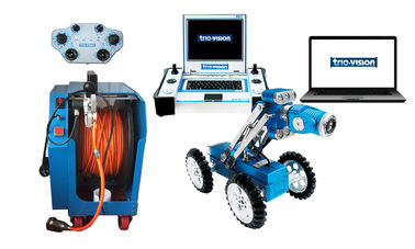 Easy Operated CCTV Robot Camera , Sewer Pipe Inspection Robot With Pan & Tilt Camera