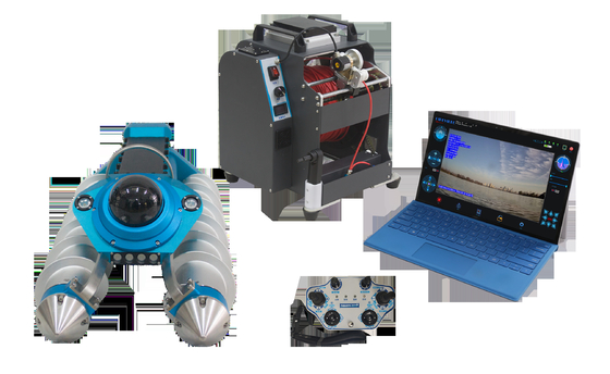 Robotic CCTV & Sonar Sewer / Water Pipe Inspection Camera System Over DN600