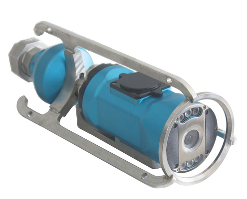 IP68 Waterproof Drain Cleaning Camera Equipped With High Pressure Cleaning Truck