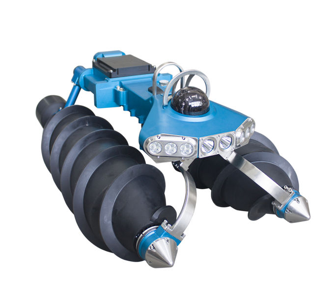 Amphibious Screw type CCTV and sonar sewer/water pipe inspection camera system 0