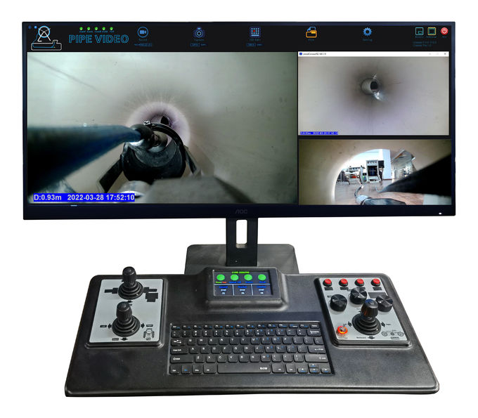 Lateral Launch Mainline / Branch Sewer / Drain Pipe Video Camera Inspection Crawler 3