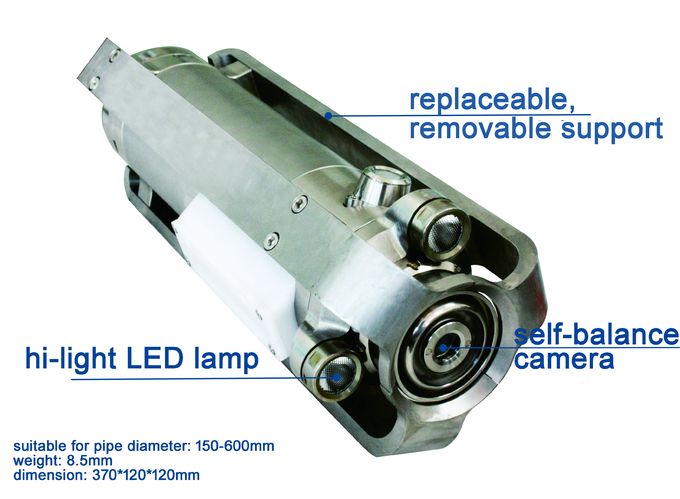IP68 Waterproof Drain Cleaning Camera Equipped With High Pressure Cleaning Truck 5
