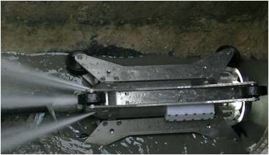 IP68 Waterproof Drain Cleaning Camera Equipped With High Pressure Cleaning Truck 1