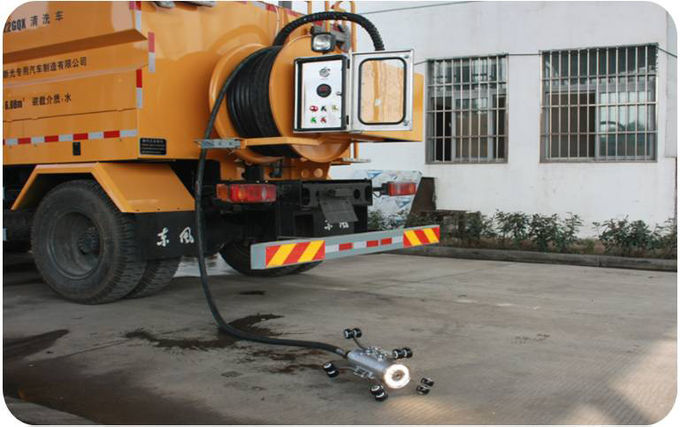 IP68 Waterproof Drain Cleaning Camera Equipped With High Pressure Cleaning Truck 0