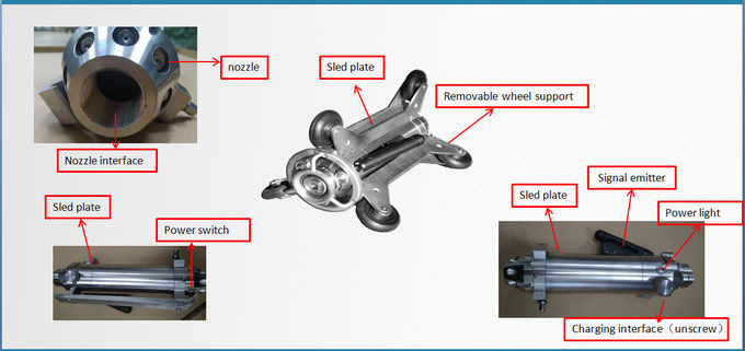 IP68 Waterproof Drain Cleaning Camera Equipped With High Pressure Cleaning Truck 4