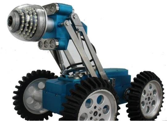 Fish Eye Camera Robotic Crawler Pipe Inspection System 360 Degree View For Pipe 3