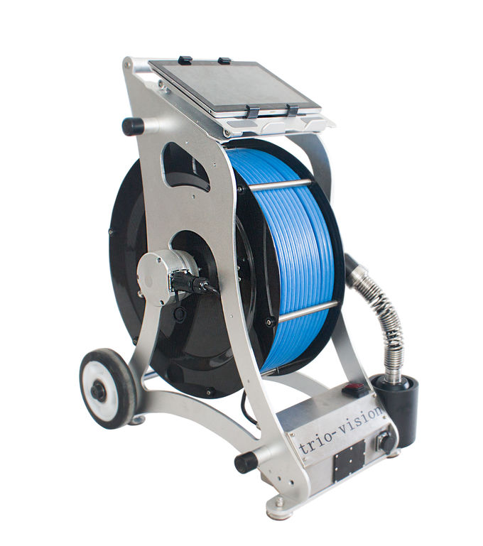 60-300mm Pipe Sewer Inspection Camera High Tensile Stainless Steel Structure 1