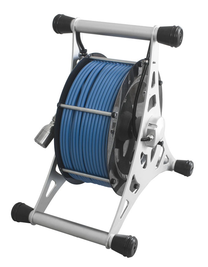 30-150mm Fiberglass Pushrod Cable CCTV Inspection Camera With Pan Tilt Camera 1