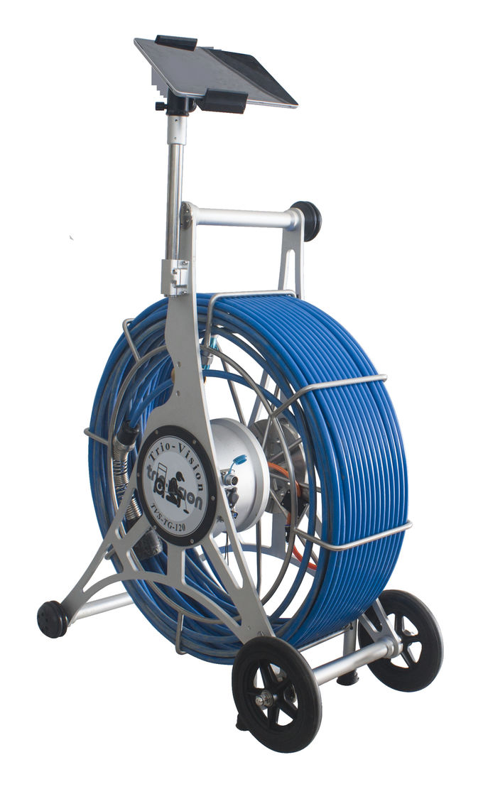 Pipe Inspection Push Rod Camera , Pipe Scope Camera With High Definition LCD Screen 1