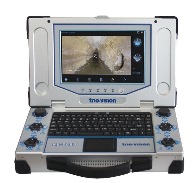 Wireless Control Camera Mainline Drain Sewer Pipe Inspection Crawler Long Life 1