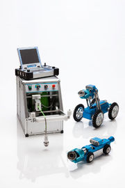 Sewer Drain CCTV Pipe Inspection Equipment Crawler Systrem With Rotate Camera