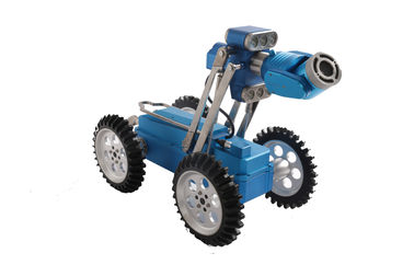 IP68 Waterproof Pipe Inspection Crawler Robot Cable Transmitting Synchronically System